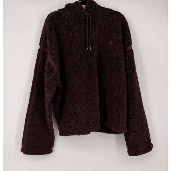 Adidas Hoodie Shadow Brown Womens Sz XL - Picture 2 of 7